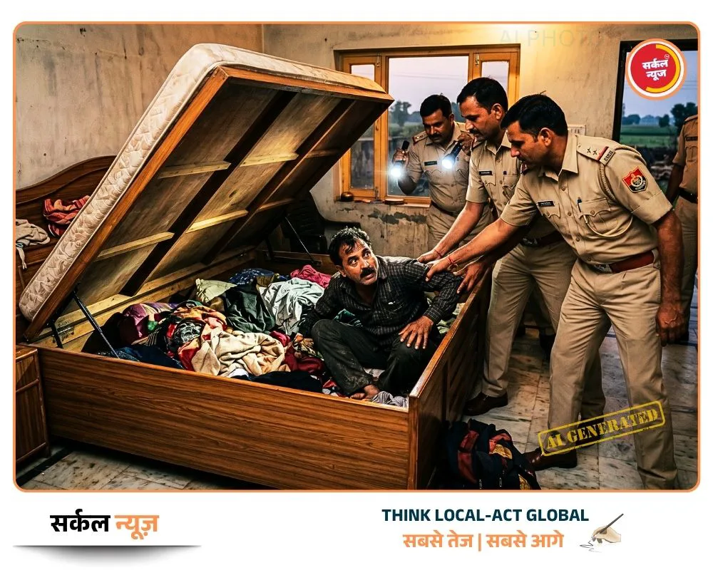 8 साल से छलिया बना 25 हजार का इनामी, पलंग के बॉक्स में कपड़ों के नीचे छुपा, सांचौर पुलिस ने हरियाणा में 15 दिन डेरा डालकर दबोचा