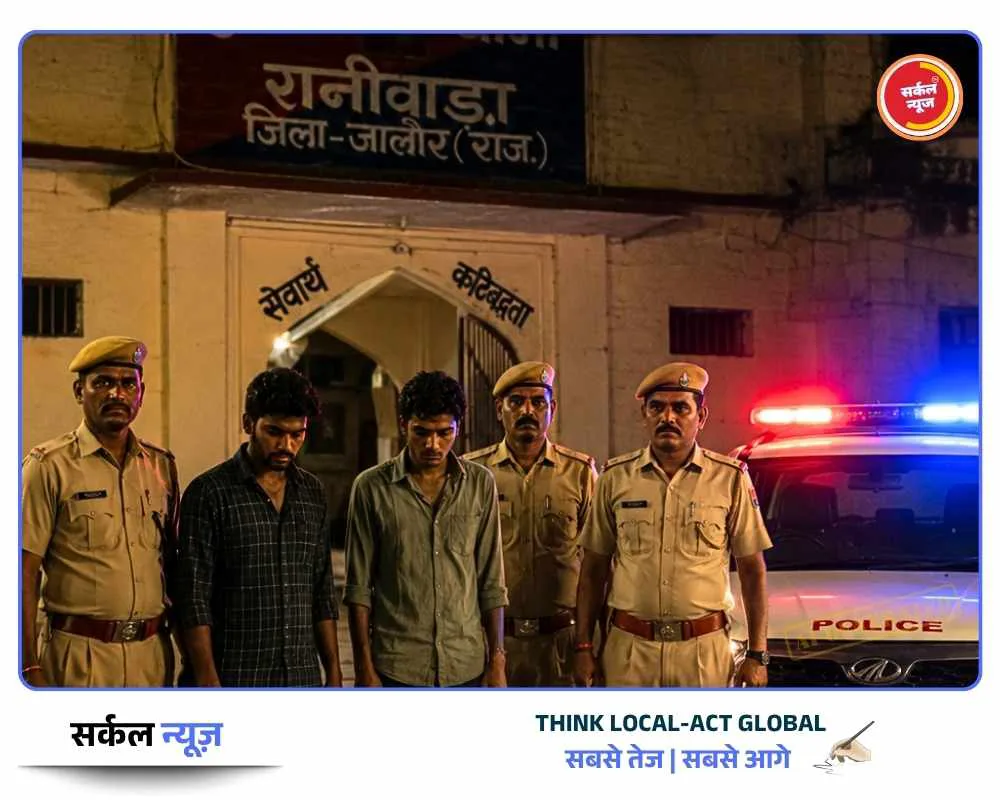 सरहद पार से तस्करी का नेटवर्क ध्वस्त: रानीवाड़ा पुलिस की बड़ी कार्रवाई, गुजरात के दो शातिर तस्कर 134 ग्राम अवैध एमडी ड्रग्स के साथ दबोचे