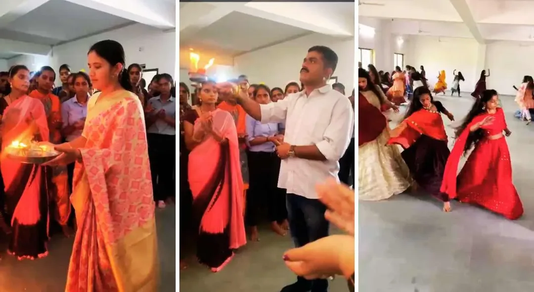 यूआर गर्ल्स में नवरात्रा पर भव्य गरबों का हुआ आयोजन, गर्ल्स ने भारतीय परंपरा अनुसार किया डांस, देवीस्तुति कर किया प्रसन्न