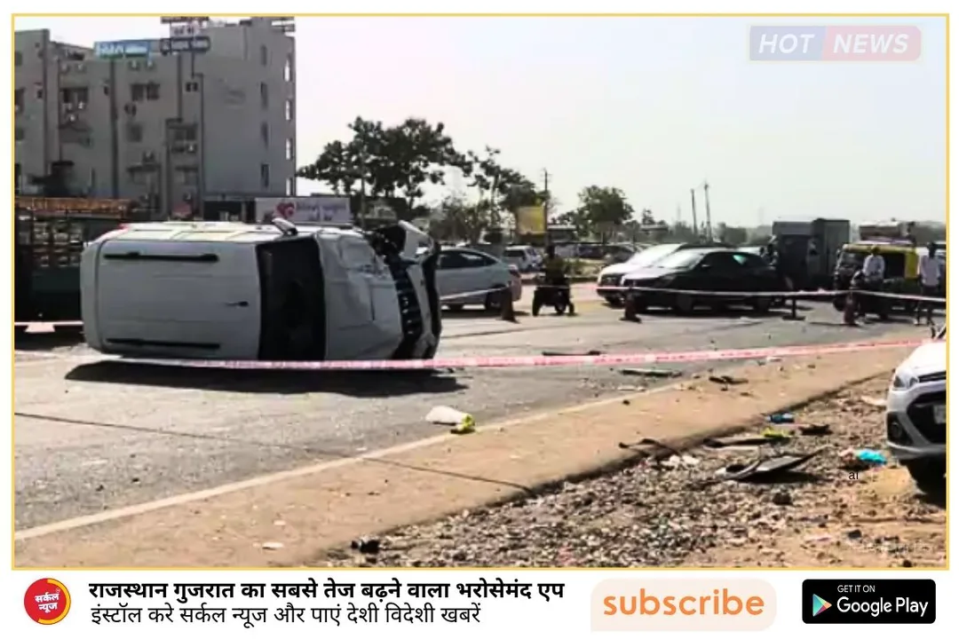 🔴 डीसा में स्कॉर्पियो पलटने की बड़ी वारदात : 441 किलो पोस्त डोडा, पिस्तौल और 20.55 लाख रुपये का सामान जब्त – फोटो 2