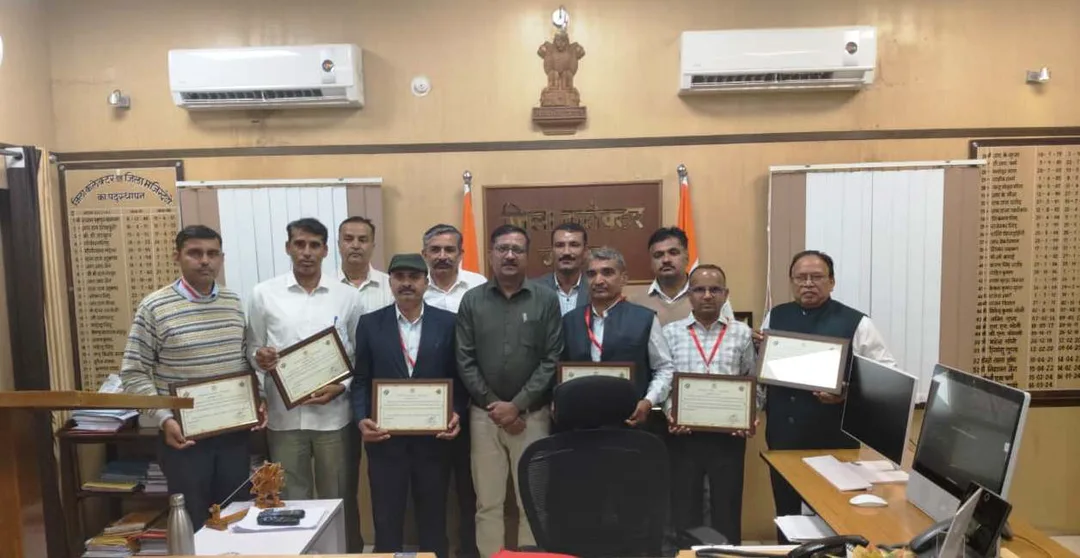 मतदाता सूची पुनरीक्षण में उत्कृष्ट कार्य: जालोर के 11 बीएलओ सुपरवाइजर राज्य स्तर पर सम्मानित