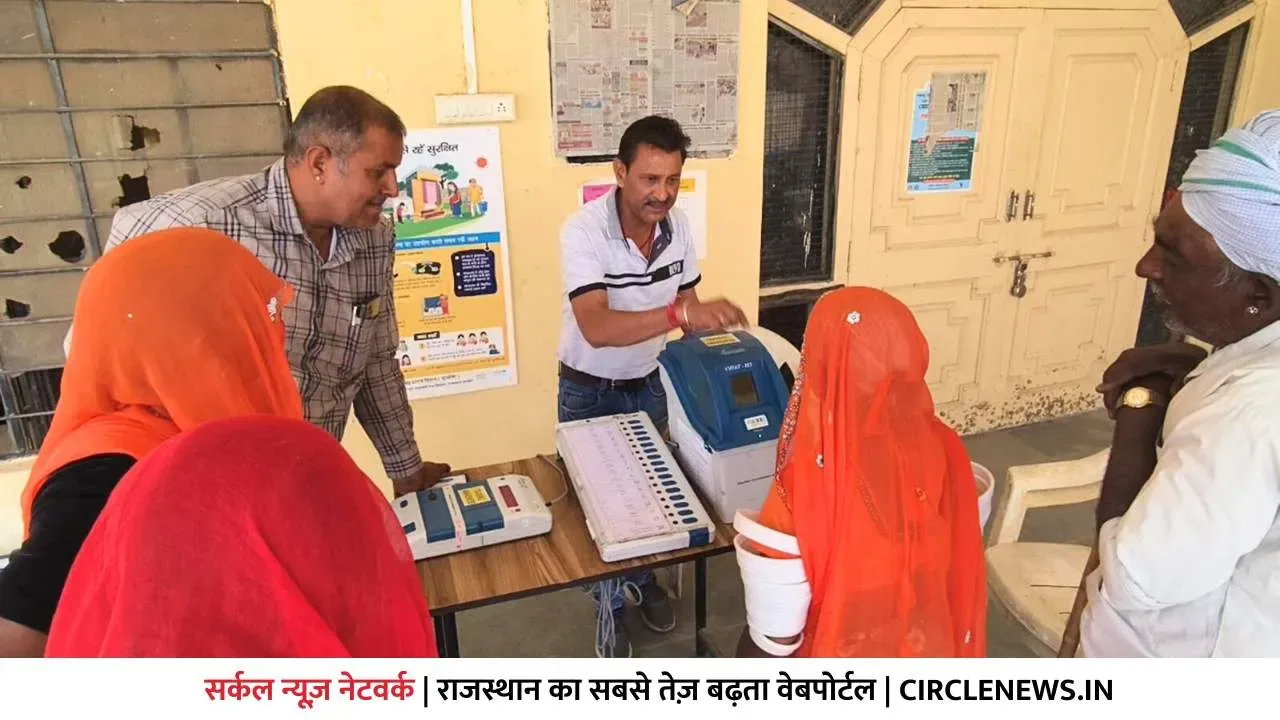 आगामी चुनावों को लेकर आमजन को ईवीएम मशीन के माध्यम से मतदान के प्रति किया जागरूक