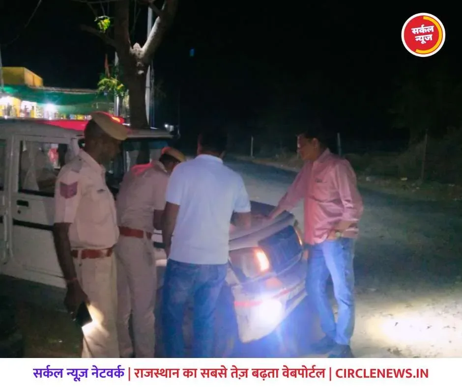 लोकसभा चुनाव को लेकर रानीवाडा SDM ने स्थापित चौकी का किया निरीक्षण