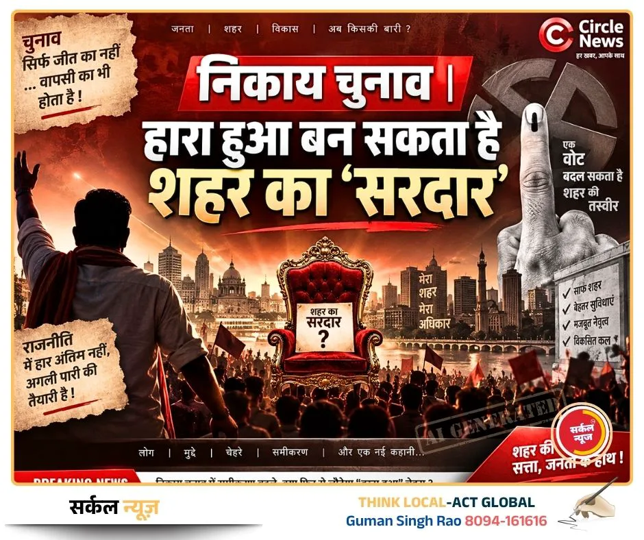 निकाय चुनाव | हारा हुआ बन सकता है शहर का 'सरदार' | अध्यक्ष चुनने के हाइब्रिड मॉडल पर चर्चा तेज