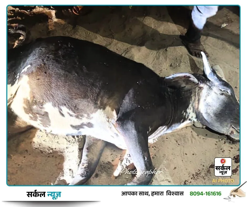 🚨🐂 जालेरा में मौत का 'हाईवा' आतंक! नशे में धुत ड्राइवर ने गौमाता को रौंदा; 'ओवरलोड' ट्रकों से दहश़त में ग्रामीण