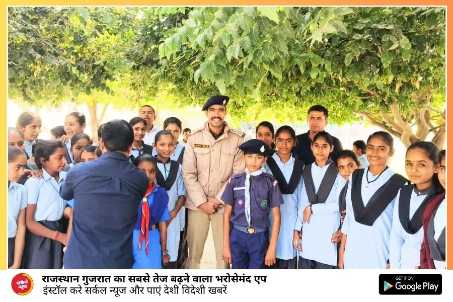 आईपीएस शरण गोपीनाथ ने करियर डे पर काछेला के स्टूडेंट्स को दिए टिप्स, आईपीएस बनने तक के सफर की सुनाई स्टोरी – फोटो 4