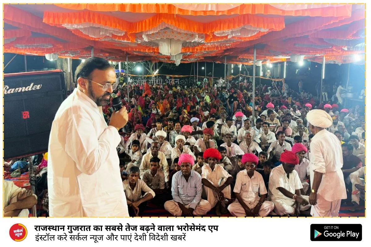गाठानी माताजी मंदिर मेले में संयम लोढा का प्रेरणादायक संबोधन