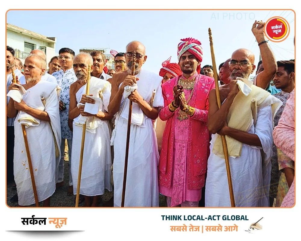 11 बहनों के इकलौते भाई ने त्यागा संसार: हर्षित बने मुनिराज हीतगुणरत्नविजय, दीक्षा समारोह में उमड़ा जनसैलाब – फोटो 2