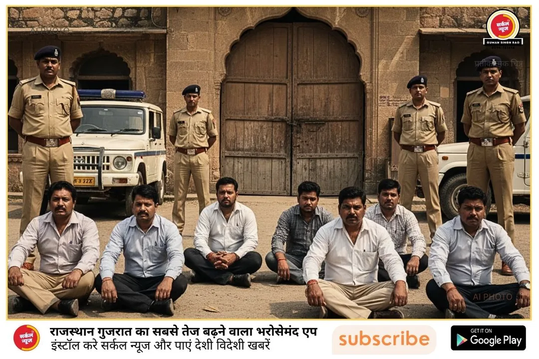 सांचौर पुलिस की बड़ी कार्रवाई: 15 हजार का इनामी तस्कर करणसिंह गिरफ्तार – फोटो 2