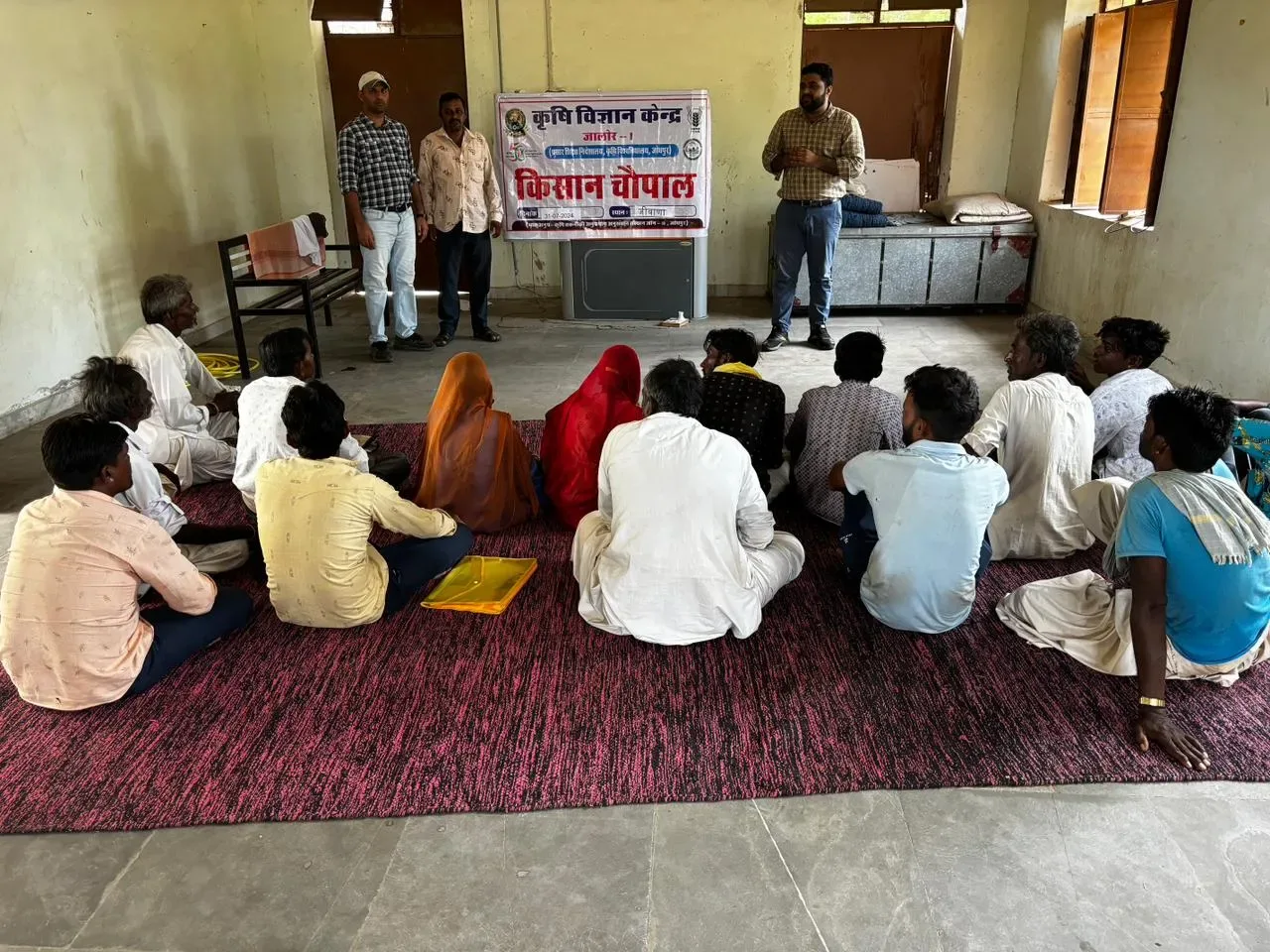 जीवाणा में किसान चौपाल का आयोजन