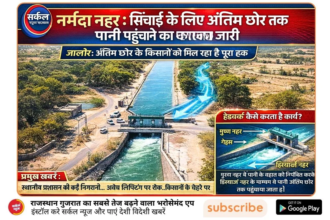 नर्मदा नहर के किसानों और उपभोक्ताओं के लिए बड़ी खबर: 2 अप्रैल से 21 दिनों तक रहेगा 'सूखा', नहरबंदी से थमेगा जलप्रवाह