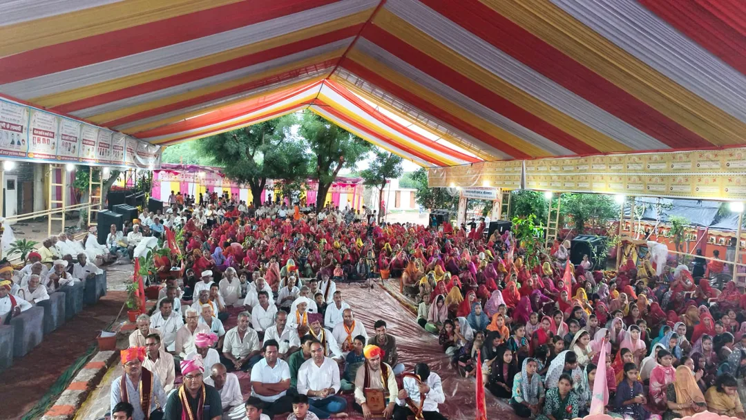 माली समाज || भागवत कथा में श्रद्धालुओं की उमड़ी भीड़ | 5 जुलाई को पूर्णाहुति | महाप्रसादी का आयोजन