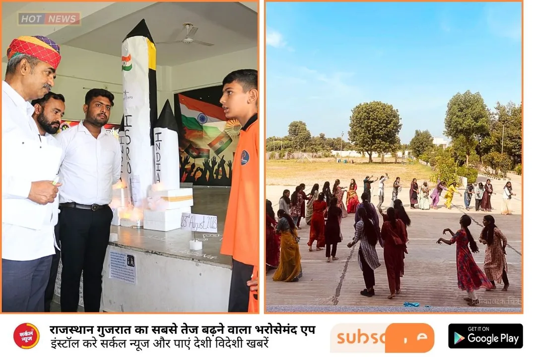 विज्ञान और संस्कार का संगम: गुरुकुल स्कूल में 'लिटिल साइंटिस्ट' ने दिखाया भविष्य, नवरात्रि पर हुई महाआरती! – फोटो 4
