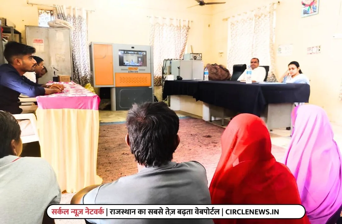 सांचोर जिले में ग्राम पंचायत स्तरीय जनसुनवाई का हुआ आयोजन