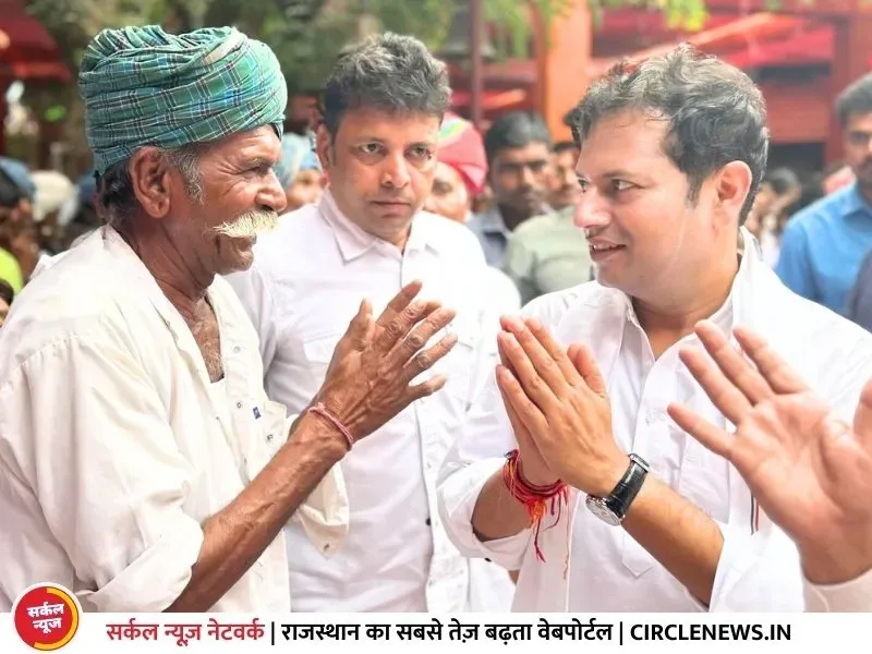 कांग्रेस प्रत्याशी के समर्थन में जुटा भारी जनसमूह, वैभव बोले, जालोर-सांचौर में दौड़ाएंगे तरक्की की गाड़ी