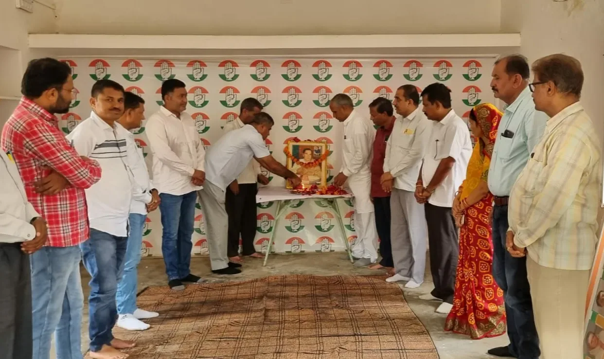 इंडिया के मॉडर्न आर्किटेक्ट राजीव गांधी को जालोर में किया याद