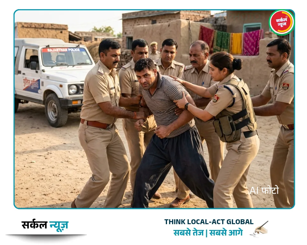 चितलवाना पुलिस की बड़ी कार्रवाई: 2 साल से फरार 15 हजार का इनामी बदमाश गिरफ्तार