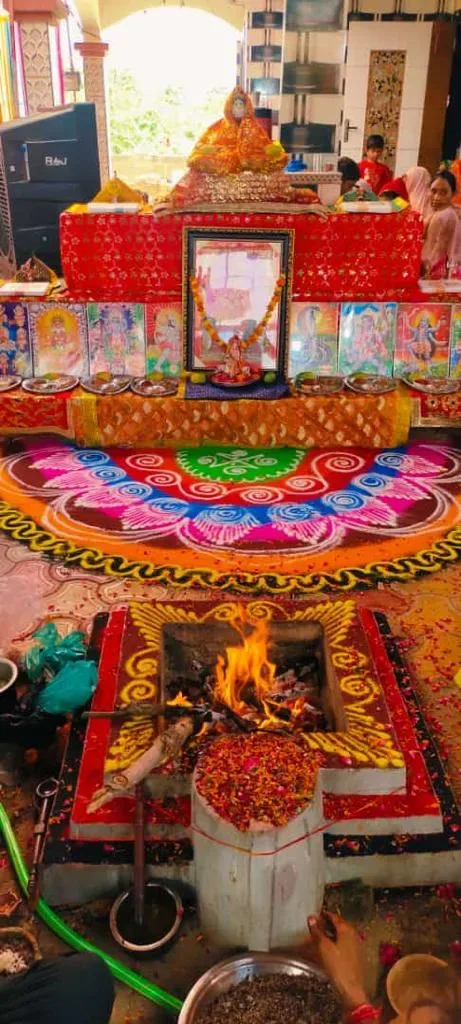 एक शाम मां वीहत के नाम भजन संध्या आयोजित, मां के दरबार में पांचवीं बार चढी ध्वजा