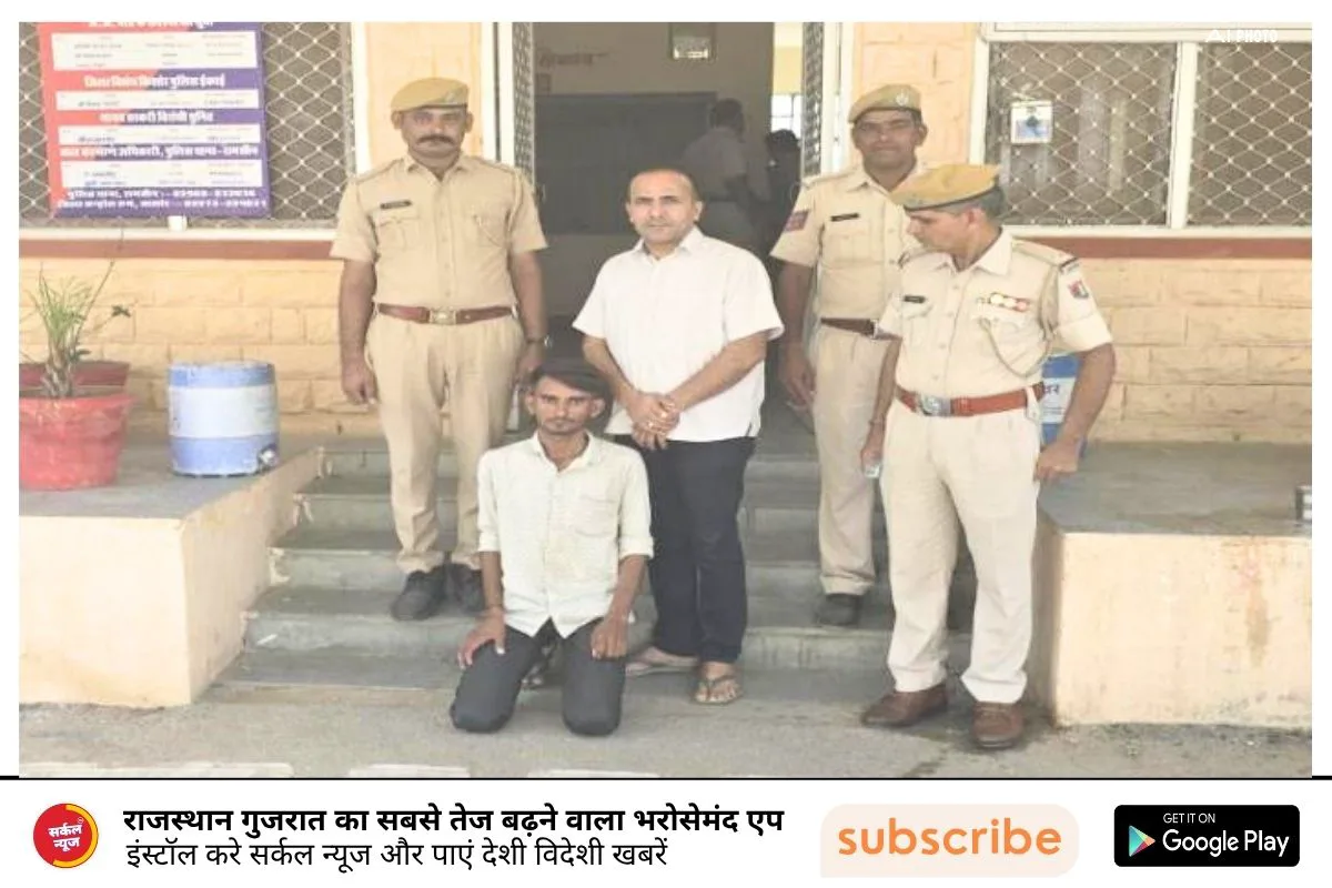 एनडीपीएस एक्ट के मामले में फरार ईनामी आरोपी गिरफ्तार