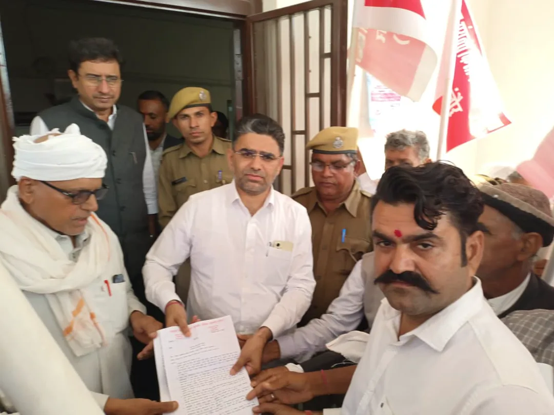 🔥 ब्रेकिंग न्यूज़: किसान गर्जना! | सांचौर में संयुक्त किसान मोर्चा का उग्र प्रदर्शन