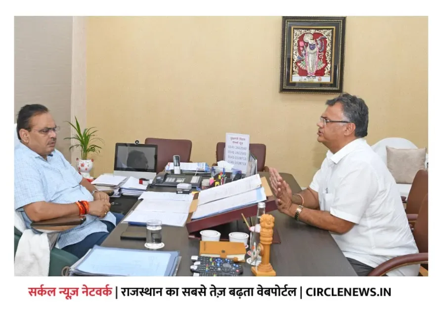देवजी पटेल ने की मुख्यमंत्री भजनलाल शर्मा से मुलाकात, संसदीय क्षेत्र में विभिन्न विकास कार्यो के बारे में की चर्चा