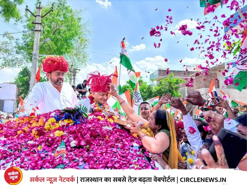 जननायक के मेगा रोड शो ने जालोर-सिरोही में वैभव गहलोत की जीत पर लगाई मुहर