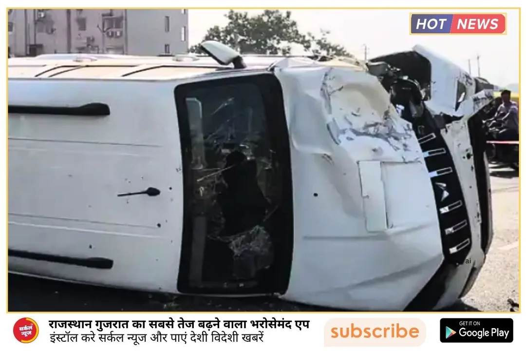 🔴 डीसा में स्कॉर्पियो पलटने की बड़ी वारदात : 441 किलो पोस्त डोडा, पिस्तौल और 20.55 लाख रुपये का सामान जब्त – फोटो 3