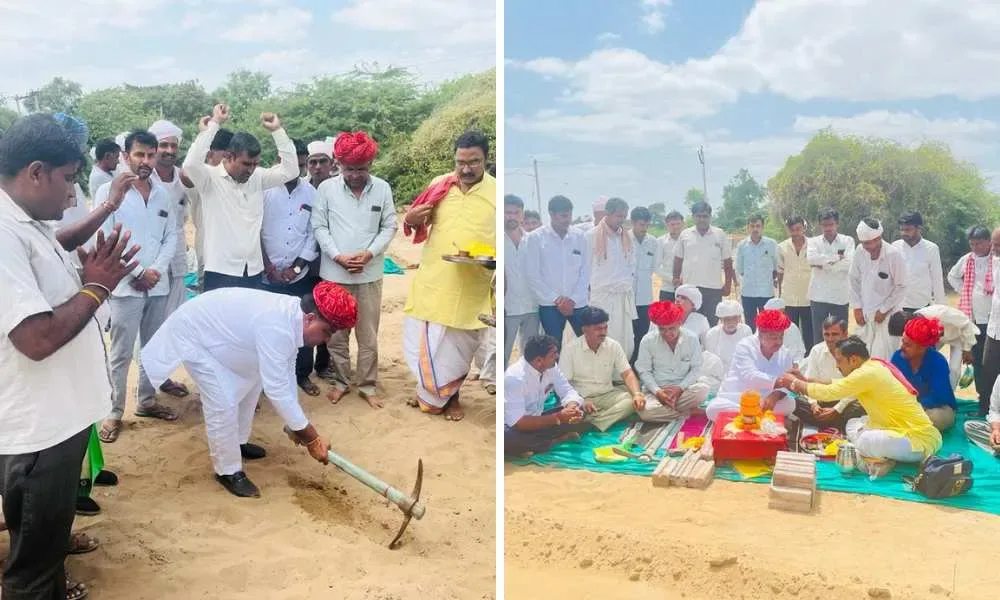वासन देवडा में विधायक कोष से स्वीकृत उच्च जलाशय का देवल ने किया शिलान्यास