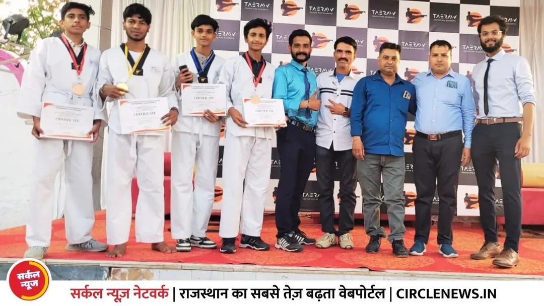 रानीवाड़ा मानस हॉस्टल के बच्चो ने रचा इतिहास, स्टेट ताइक्वान्डो प्रतियोगिता में जीता गोल्डन मैडल
