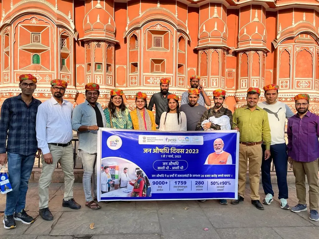विरासत के साथ हेल्थ हेरिटेज वॉक जयपुर और जोधपुर में आयोजित, जन औषधि द्वारा विरासत के साथ हेल्थ हेरिटेज वॉक आज जोधपुर में आयोजित