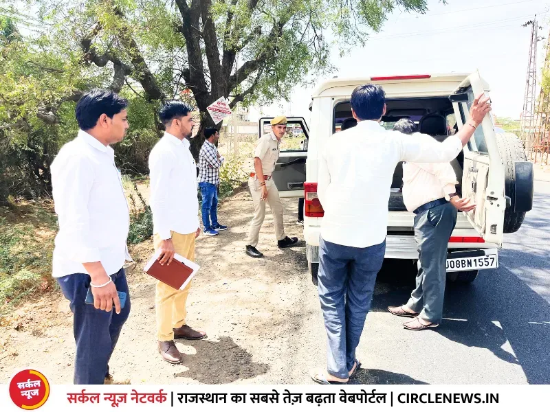 जसवंतपुरा एसडीएम ने किया एफएसटी और एसएसटी टीमों का निरीक्षण, आयोग के निर्देशों की दी जानकारी