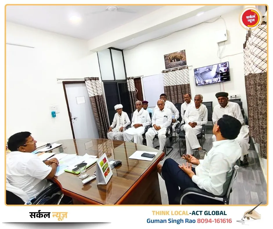 सांचौर में किसानों का फूटा गुस्सा: स्वामीनाथन आयोग लागू करने और कर्ज माफी की मांग को लेकर एडीएम कार्यालय पर गरजे अन्नदाता – फोटो 2