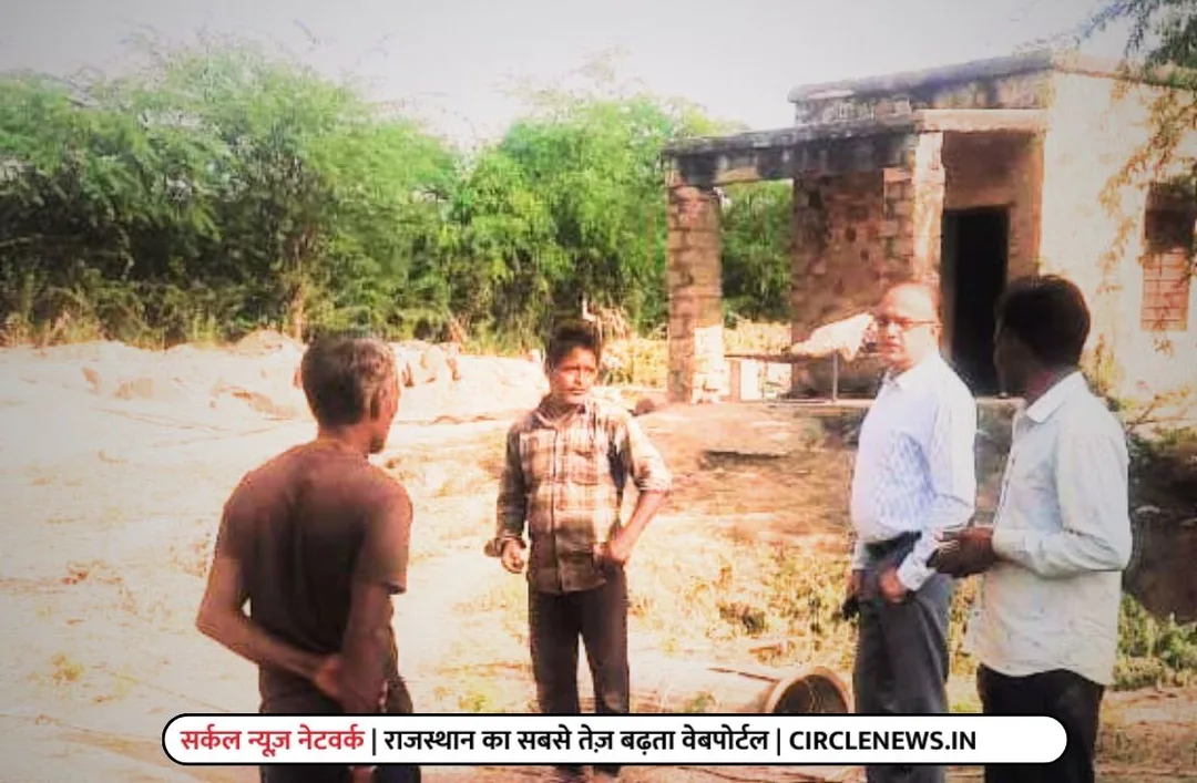 जिला कलेक्टर रहे चितलवाना उपखंड के दौरे पर