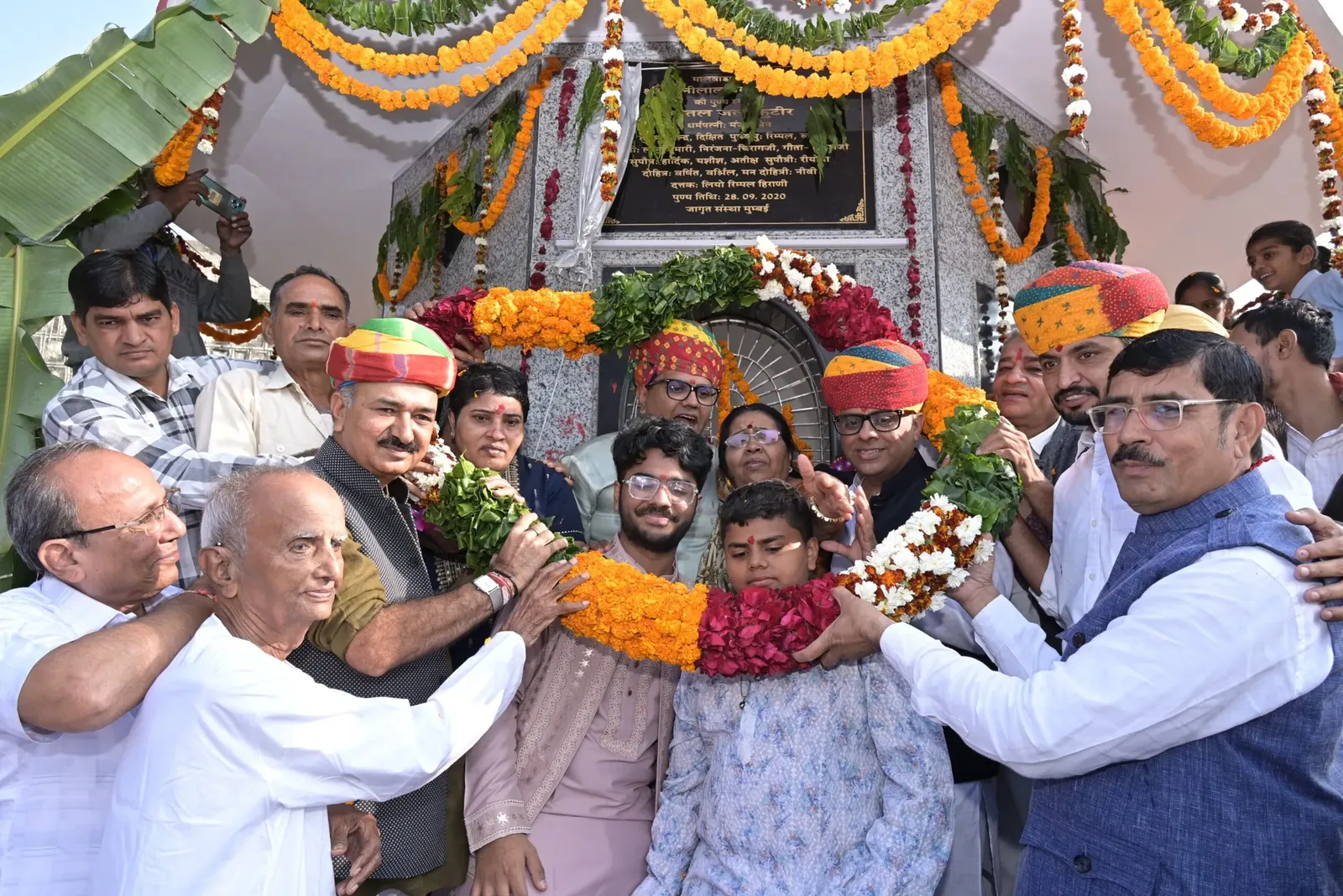 सेठ चुन्नीलाल हिराणी शीतल जल कुटीर का लोकार्पण समारोह सम्पन्न