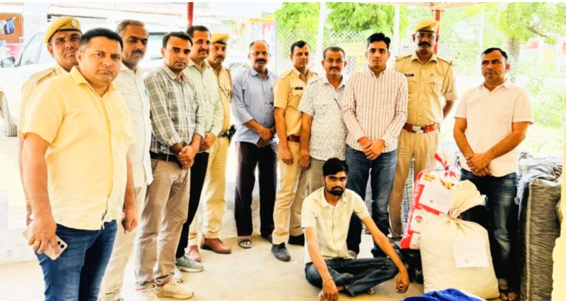 ANTF और पुलिस की बड़ी कार्रवाई: बड़गांव में 240 किलो डोडा-पोस्त के साथ तस्कर गिरफ्तार