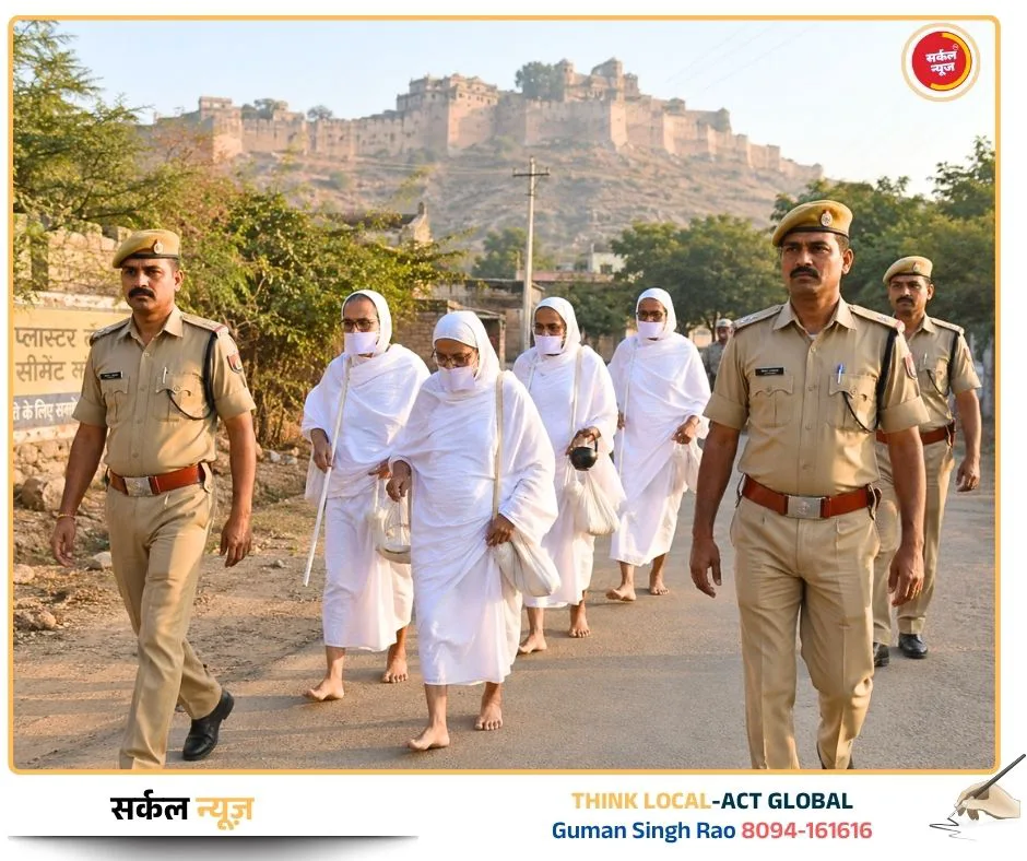 सड़कों पर सुरक्षा और विहार के लिए भूमि: जैन संतों के संकल्प पत्र की घोषणा को अमलीजामा पहनाने में जुटा जालोर प्रशासन