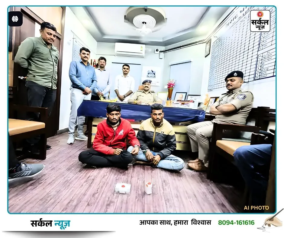 एंटी-ड्रग्स 'ज़ीरो टॉलरेंस' एक्शन: थराद की खोडा चेकपोस्ट पर 9.50 लाख की MD ड्रग्स के साथ राजस्थान के जाट और मुस्लिम तस्कर गिरफ्तार
