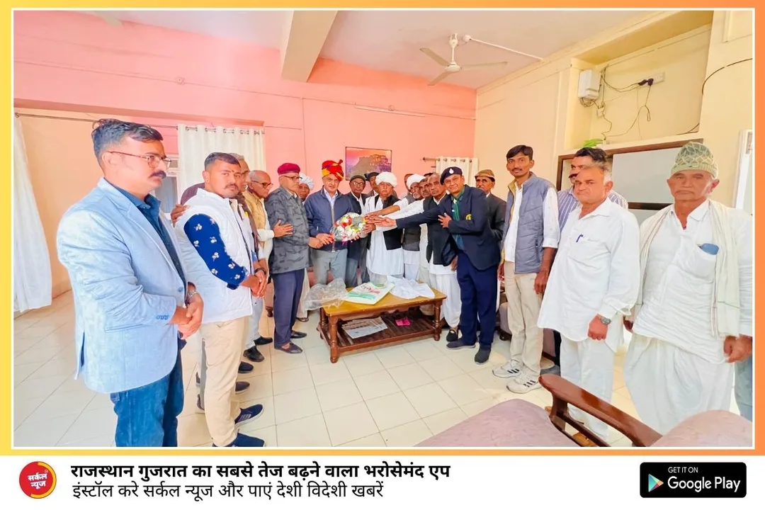 संयुक्त किसान मोर्चा सांचौर ने जिला कलेक्टर शक्ति सिंह राठौड़ का किया अभिनंदन – फोटो 2