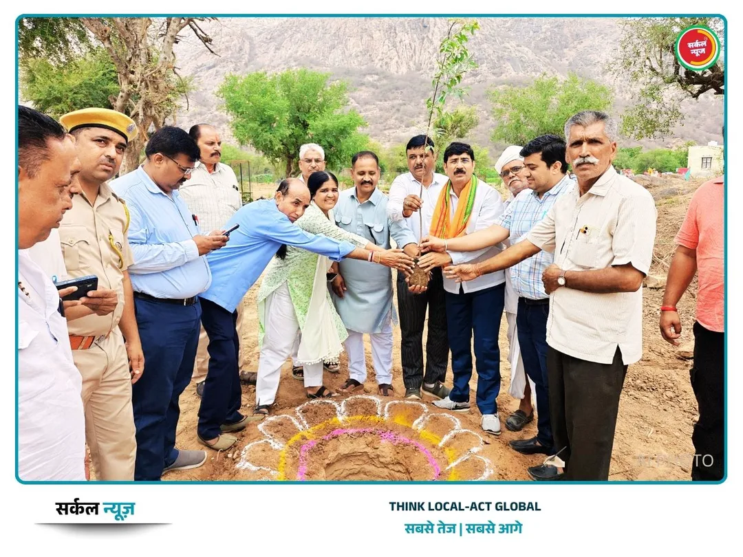 धरती का बढ़ेगा श्रृंगार: जसवंतपुरा में 'एक पेड़ माँ के नाम' अभियान का शंखनाद, सुरक्षा की ली शपथ – फोटो 2