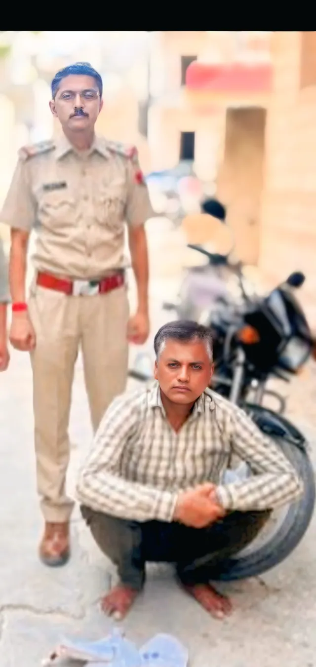 🔸 सांचौर पुलिस की तत्परता—मादक पदार्थ तस्कर गिरफ्तार, मोटरसाइकिल जब्त 🔸