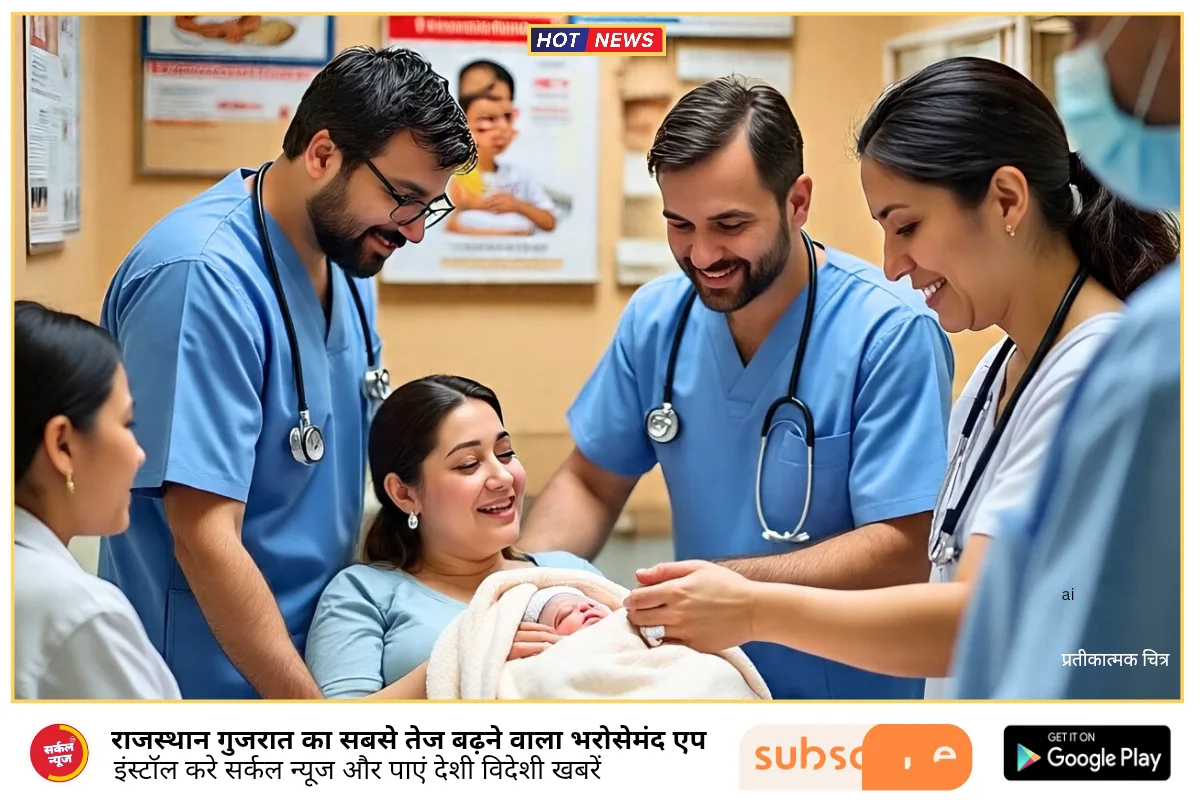 रेवदर का भारती हॉस्पिटल: सिजेरियन की आशंका के बीच नॉर्मल डिलीवरी का कमाल, परिवारों में लौटी मुस्कान