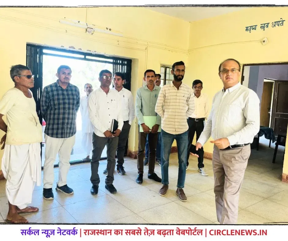 जिला कलेक्टर ने नर्मदा नहर परियोजना का किया औचक निरीक्षण