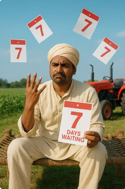 "केसीसी का नया खेल: कर्ज चुकाओ, फिर 7 दिन खेत में बैठो–बैठो गिनो!"– विभाग बोला: ‘सदाबहार लोन’ अब मुरझाएंगे