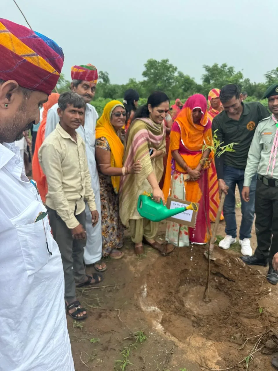 शिवगंज प्रधान देवड़ा और SDM चौधरी ने किया पौधारोपण, एक लाख है लक्ष्य – फोटो 2