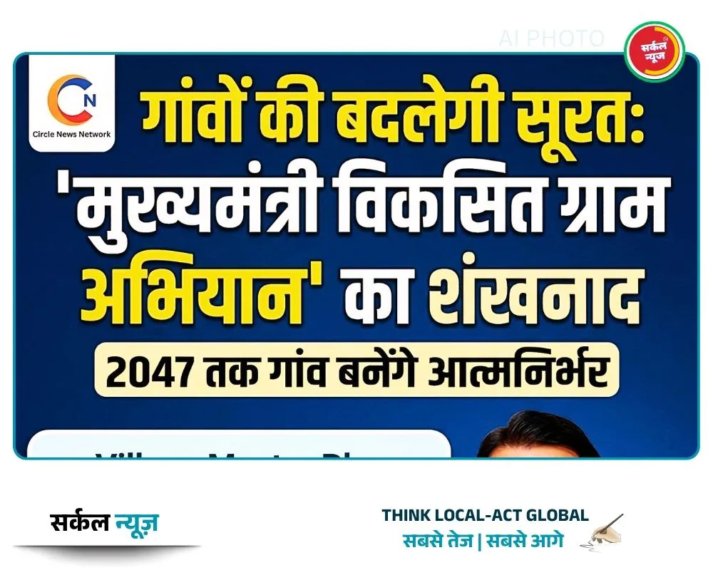 गांवों की बदलेगी सूरत: राजस्थान में शुरू हो रहा है 'मुख्यमंत्री विकसित ग्राम अभियान'
