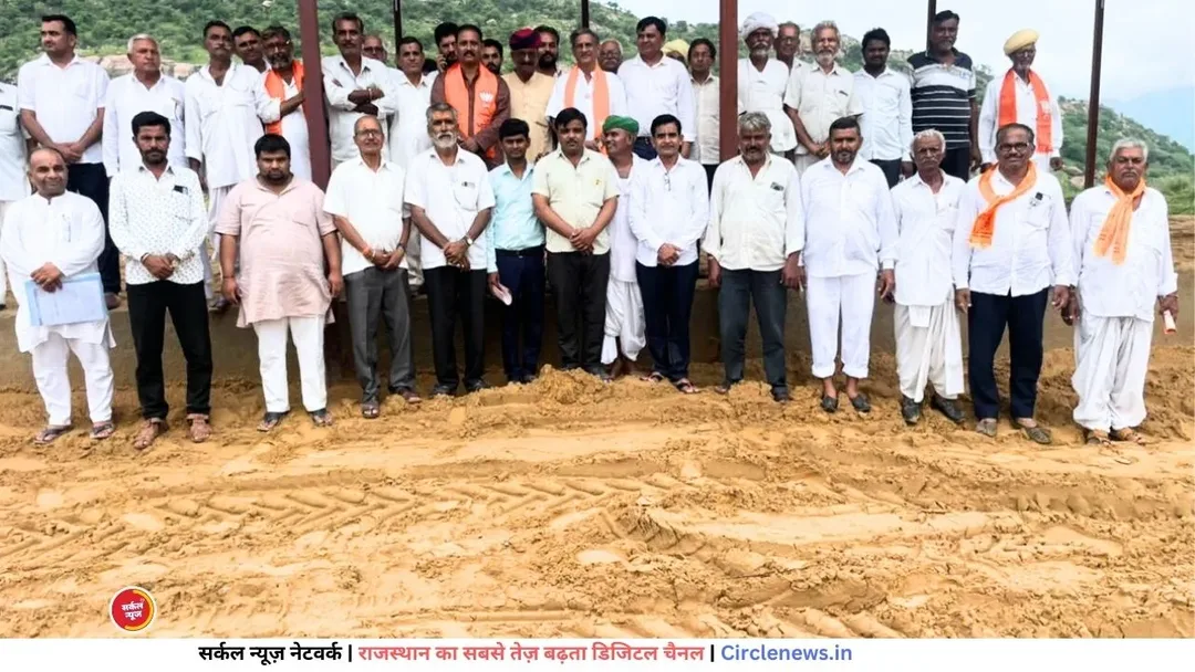प्रदेशाध्यक्ष राठौड़ का नंदगांव दौरा, रानीवाड़ा के दो धड़ों ने अलग अलग किया स्वागत