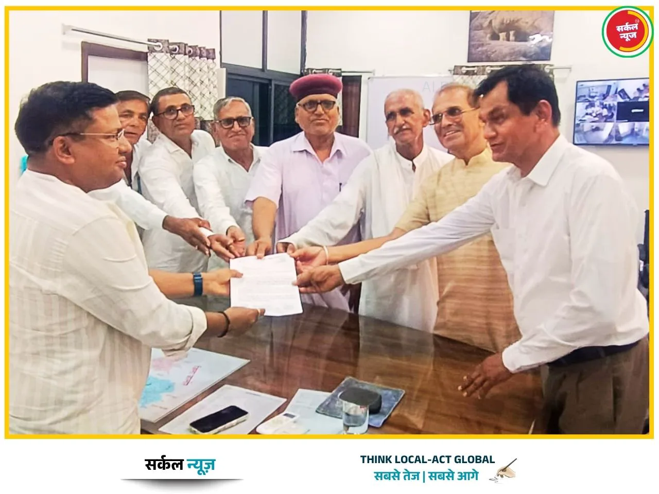 सांचौर में अंधड़ का कहर: हफ्तेभर बाद भी अंधेरे में किसान, संयुक्त किसान मोर्चा ने एडीएम को सौंपा ज्ञापन