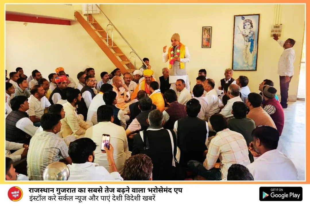 भाजपा जिलाध्यक्ष जसराज राजपुरोहित ने गौधाम पथमेड़ा में गौपूजन, सांचौर भाजपा कार्यकर्ताओं ने किया स्वागत – फोटो 2