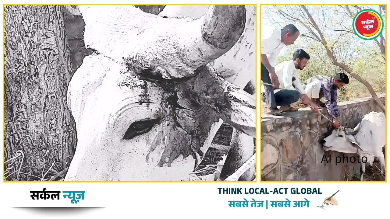 कोड़िटा में मानवता की जीत: गले में धंसी रस्सी से तड़पती गौमाता का सफल रेस्क्यू, खबर के 'इम्पैक्ट' से जागे देवदूत