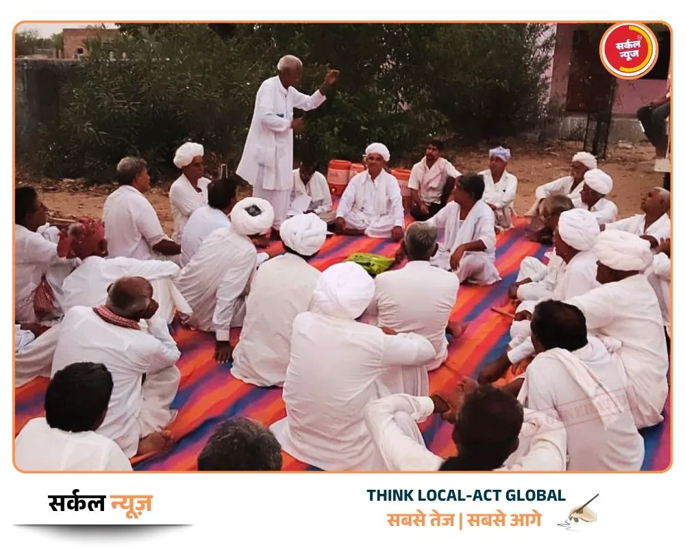 जांगूनगर नराली के किसानों ने भरी हुंकार, सांचौर धरने में शामिल होंगे सैकड़ों अन्नदाता
